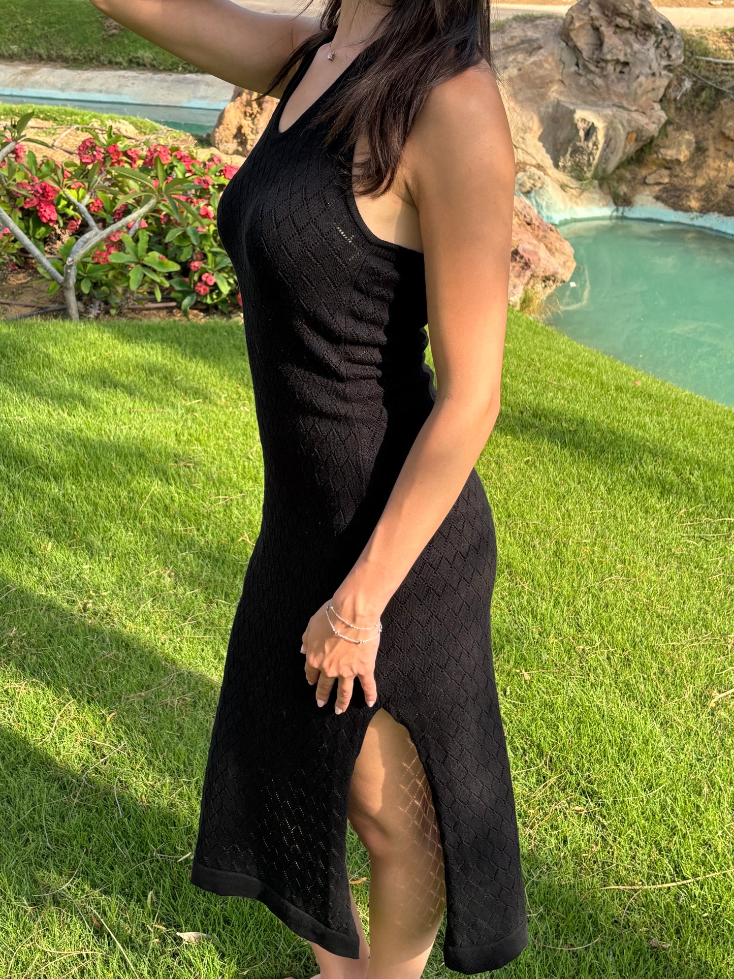 Knitted Halter Dress