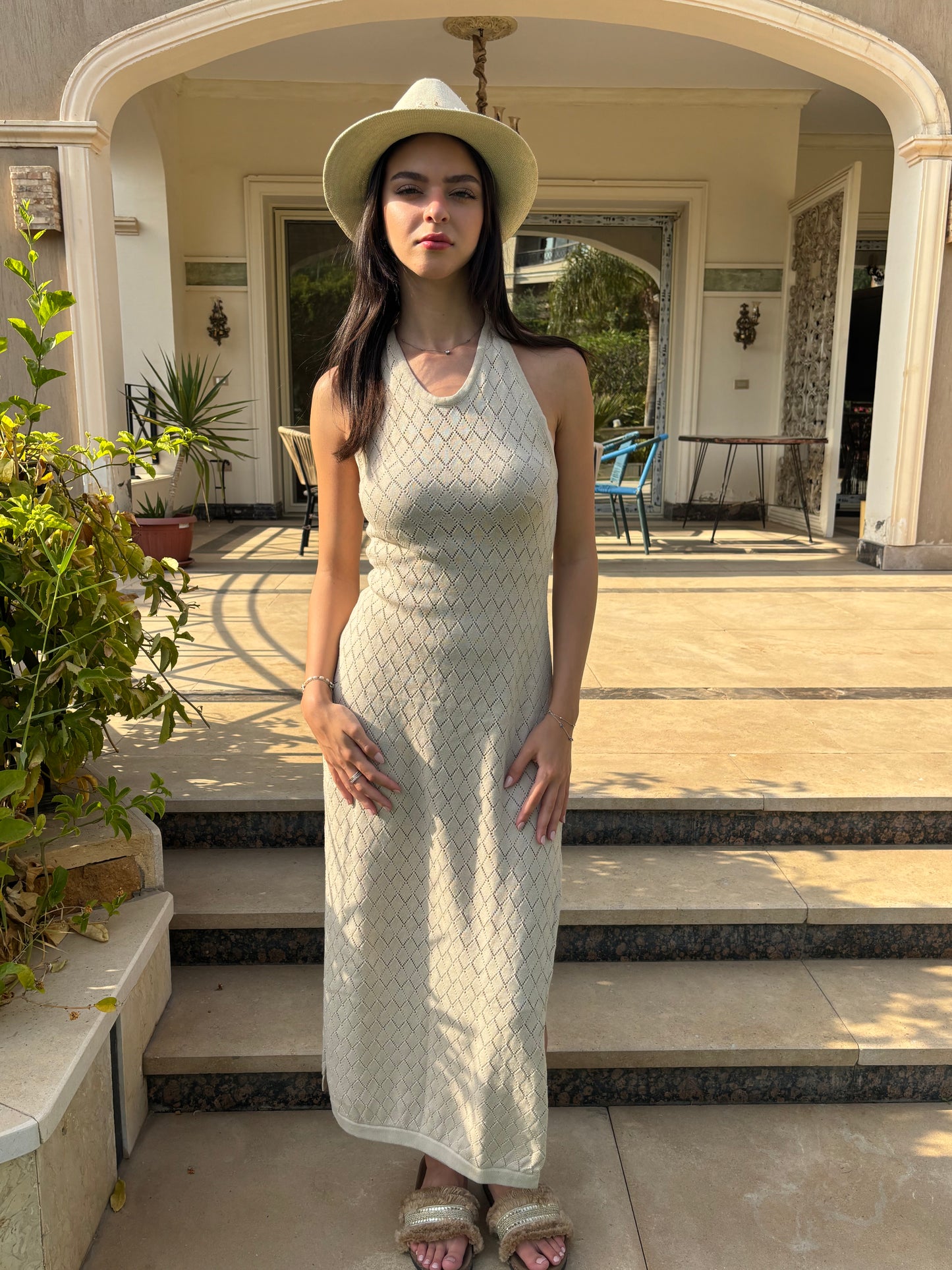 Knitted Halter Dress