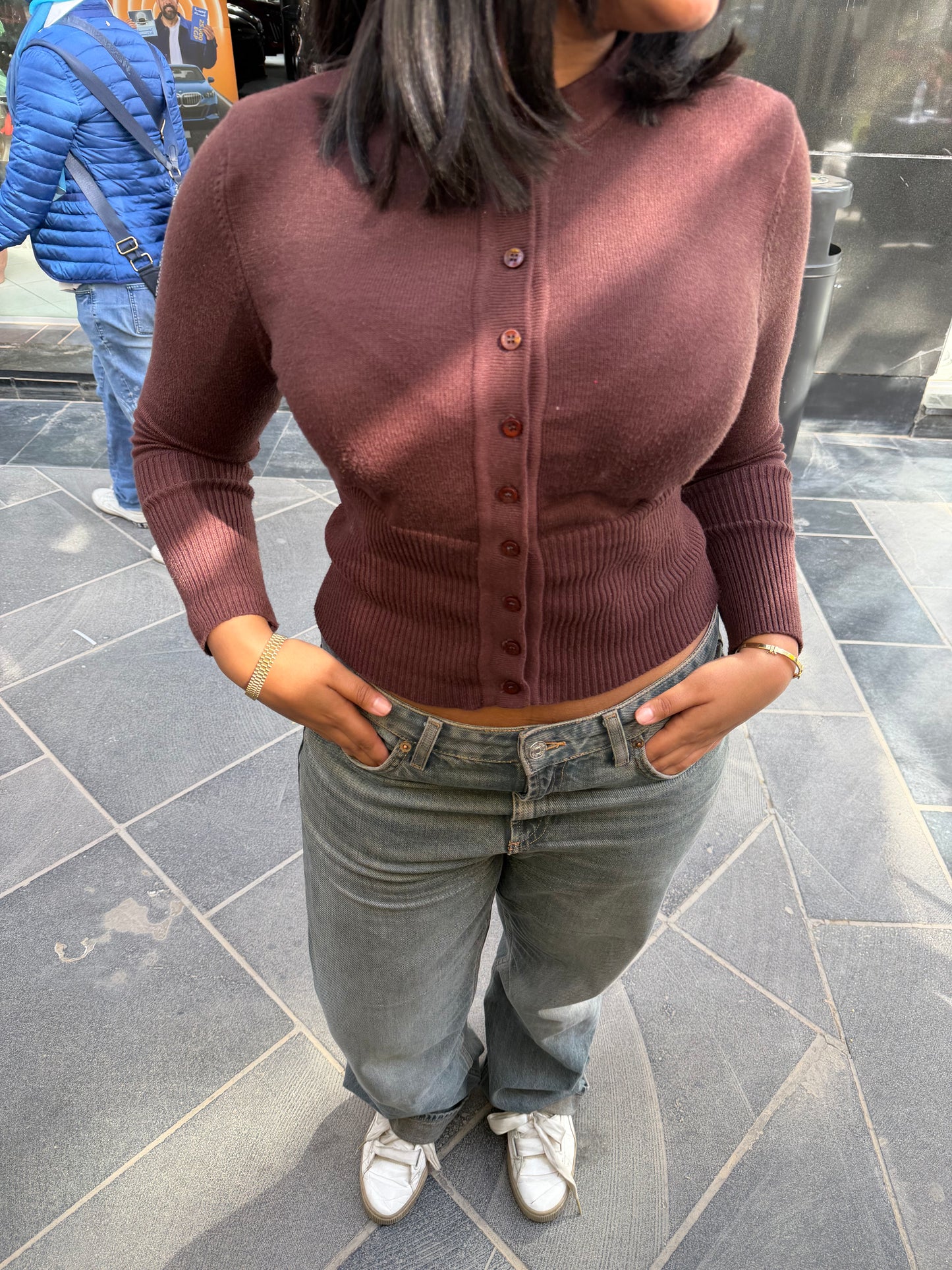 Knit Button Up Cardigan