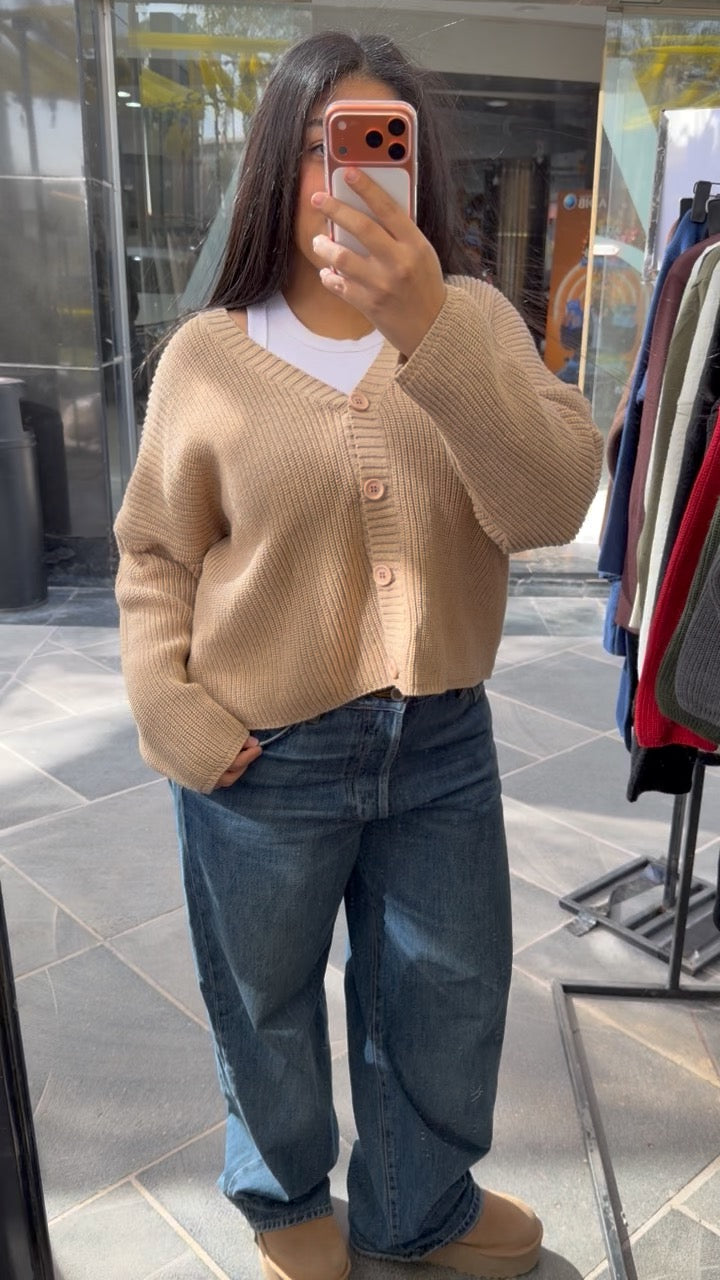 Cozy Cropped Cardigan