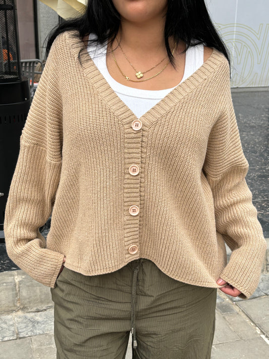 Cozy Cropped Cardigan