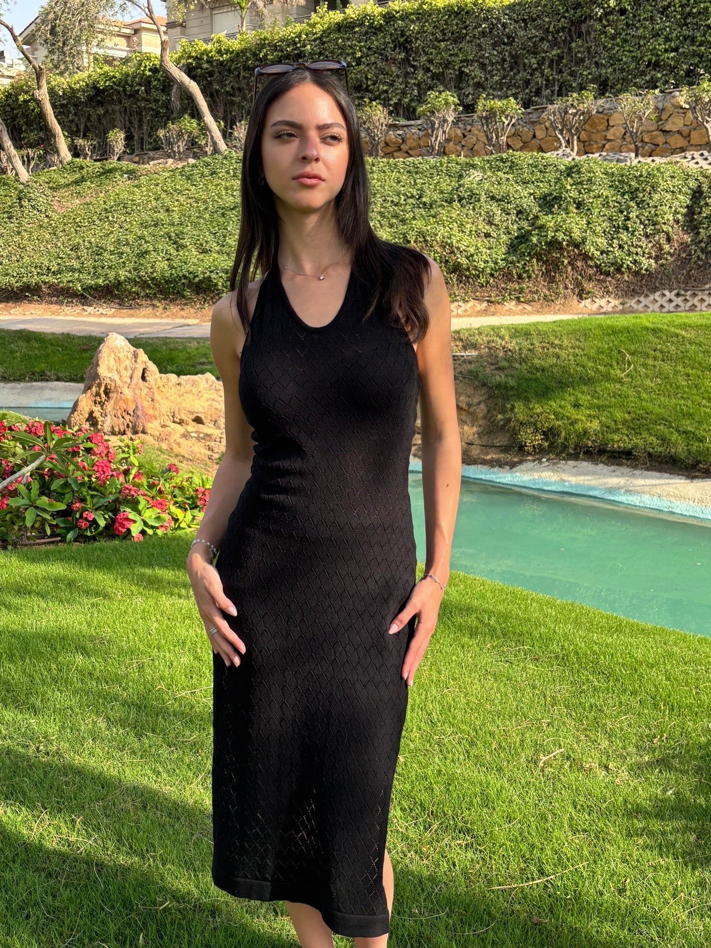 Knitted Halter Dress