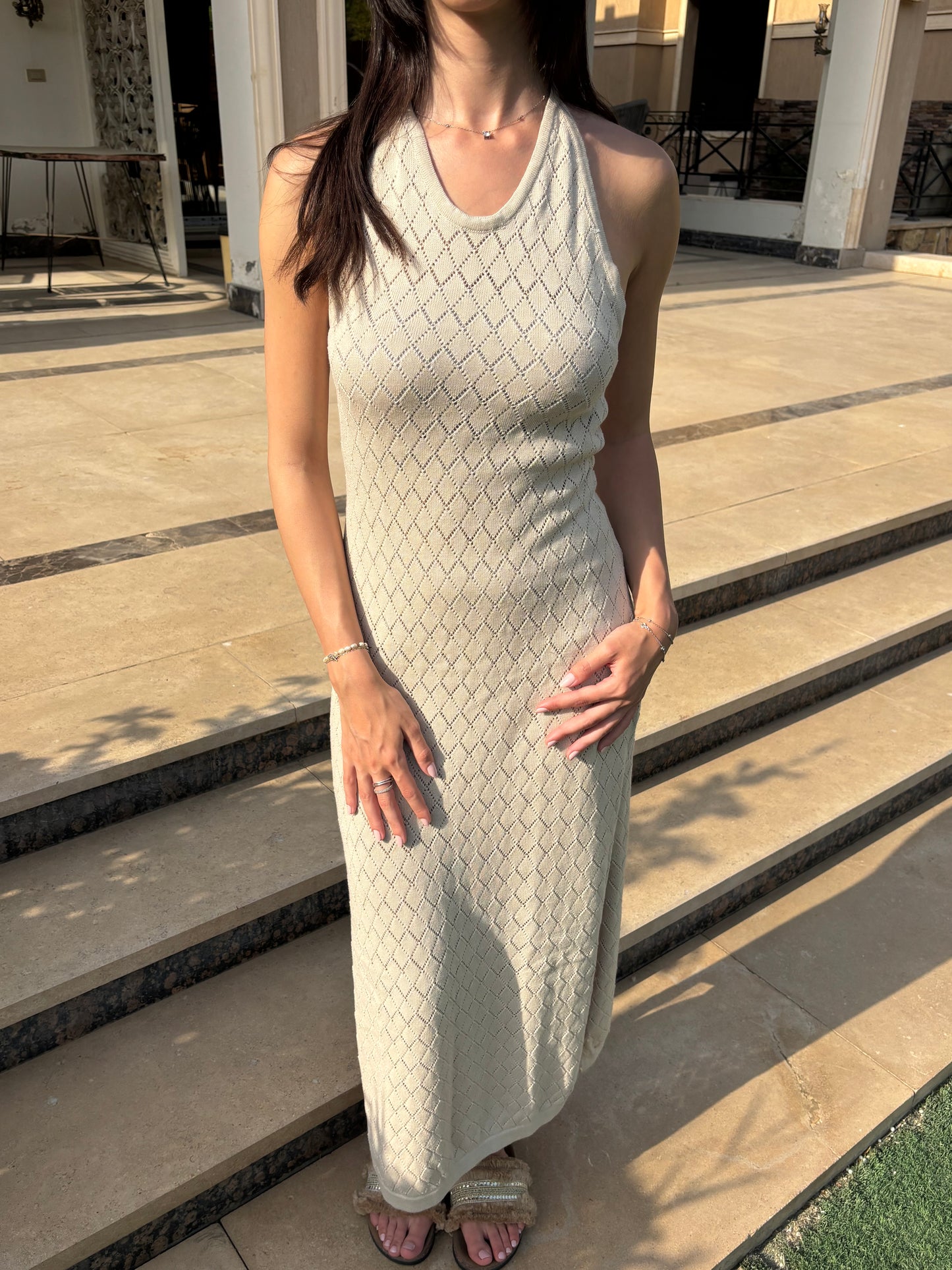 Knitted Halter Dress