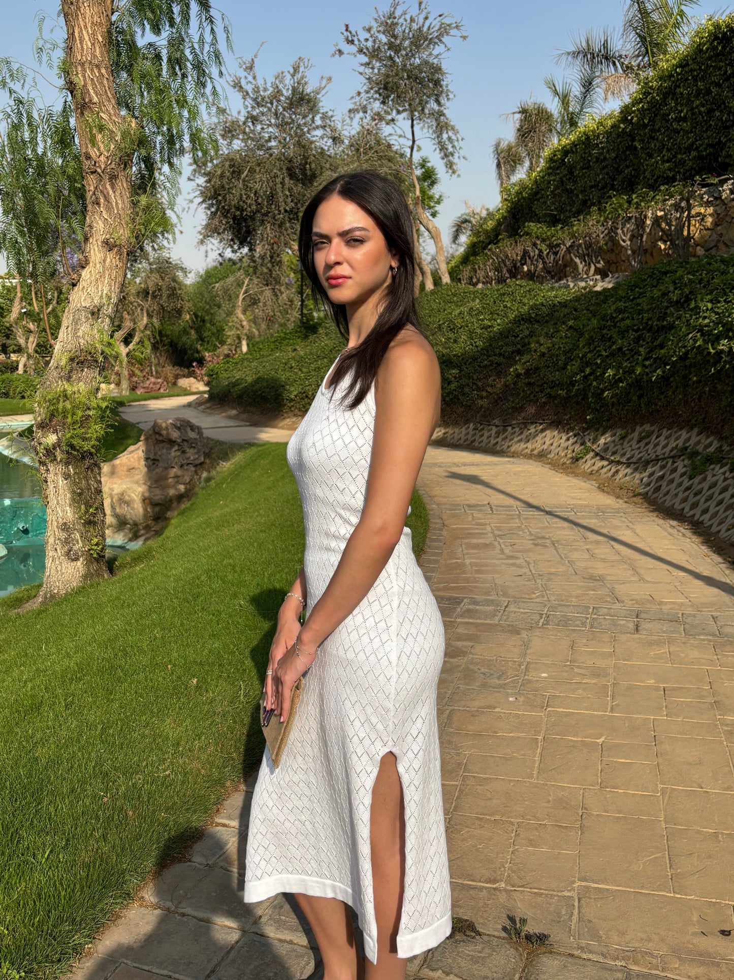 Knitted Halter Dress