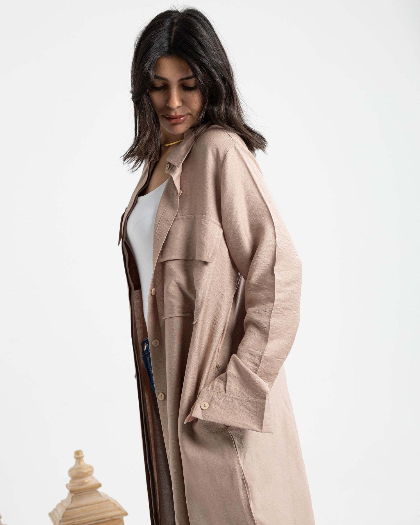 Linen Shirt Dress