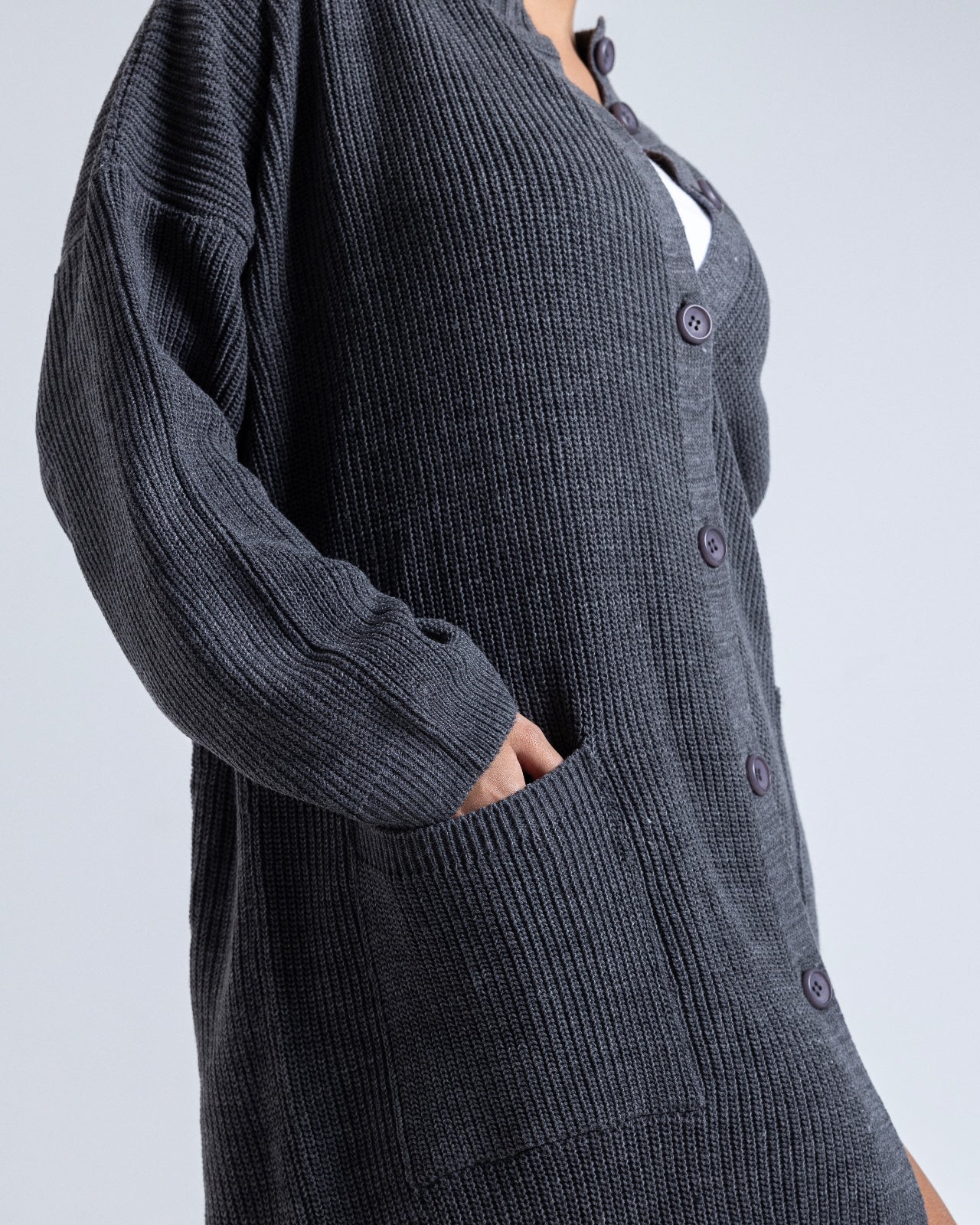 Long Pocket Cardigan