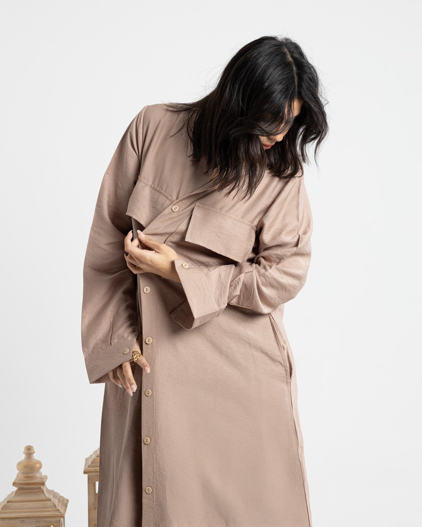 Linen Shirt Dress